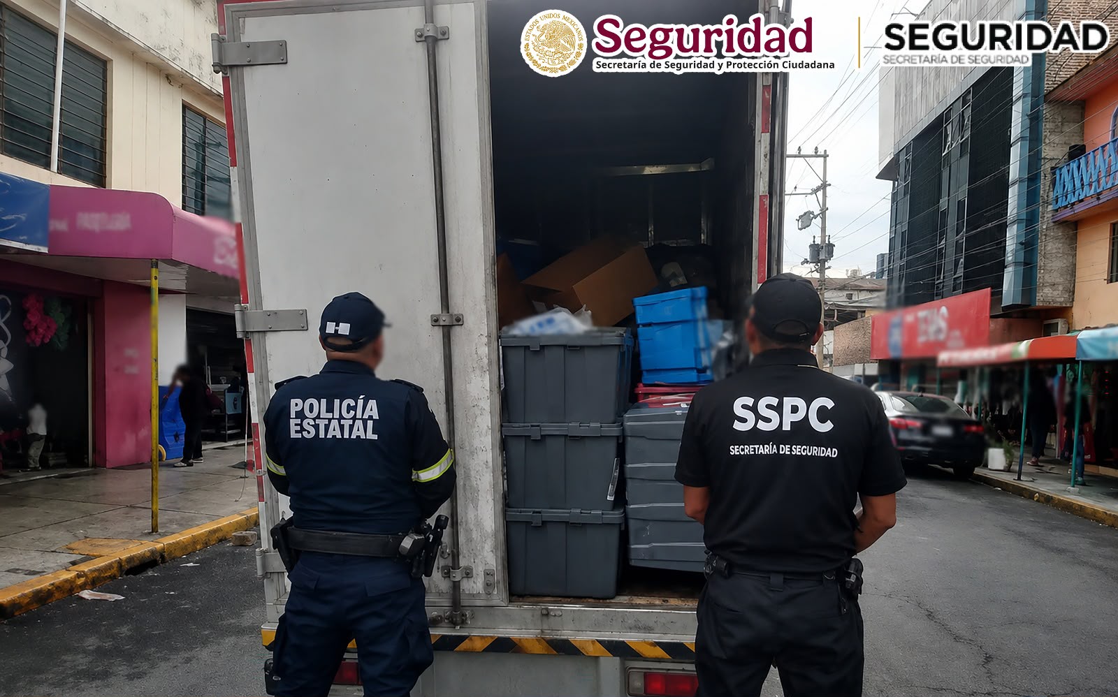 Recuperan autoridades cargamento valuado en 2.5 millones de pesos en Chalco, Edomex